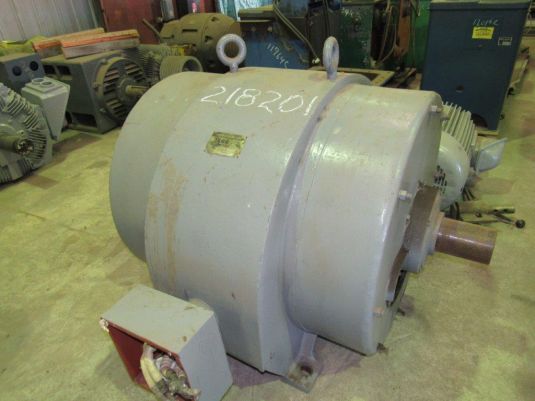 Used Louis Allis AC motor, 250HP, 690 RPM