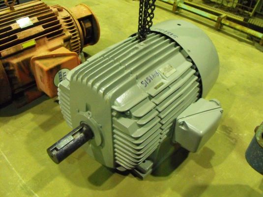 Used General Electric AC Motor, 100HP, 880 RPM