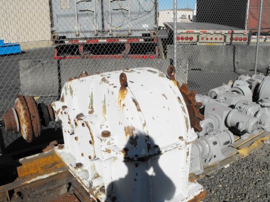 Used Western Parallel Reducer, with base, rated 50HP, 45:1 Ratio