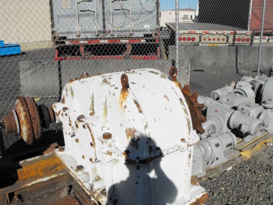 Western Parallel Reducer, with base, rated 50HP, 45:1 Ratio