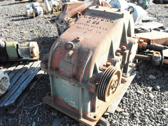 Western Parallel Reducer, rated 50HP 41.16:1 Ratio