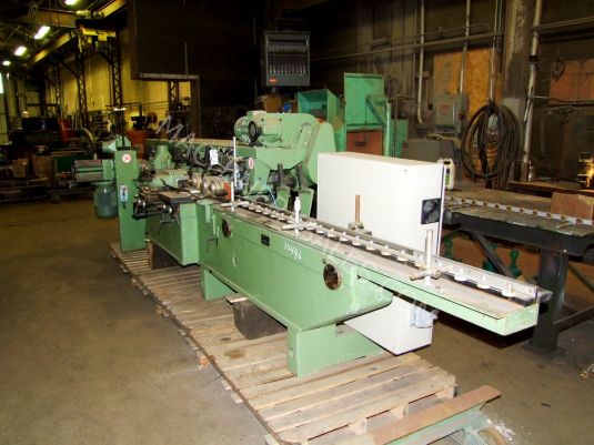 Weinig Moulder Through-Feed Model U14N 7-Head