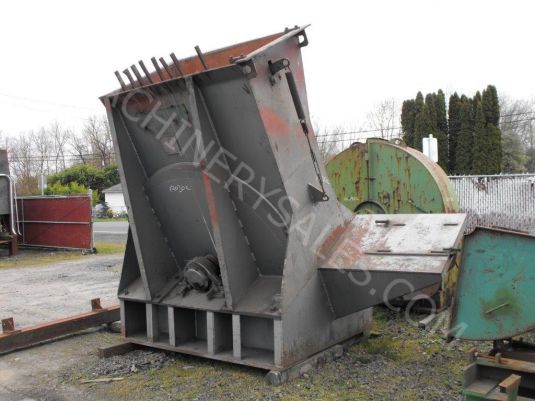 Nicholson Roto Drum Chipper for Lilypads, Log Ends, Chunks and Blocks