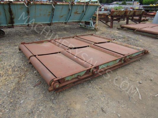 Rollcases, Two 8’ X 11’ Long Powered Green Chain Pull Out Rollcases