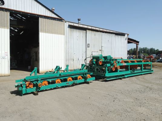 Stetson-Ross Feed Table and Live Bridge, HP-10 High-Speed Planer Feed Table and Live Bridge