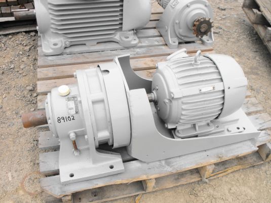 S.M. Cyclo/US Reducer & Motor, 7-1/2HP, 130 RPM