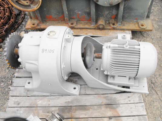 US In-Line Shovel Base, Reducer, 7-1/2HP, 68 RPM