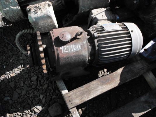 TECO 2HP, 153 RPM Integral Gearmotor TEFC