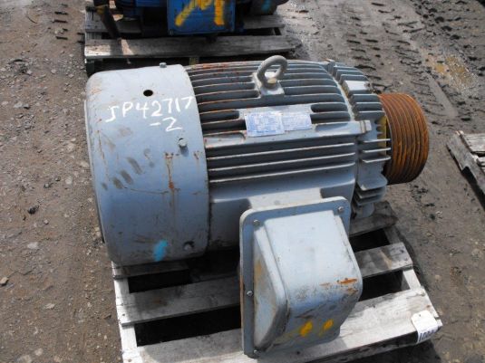 Used Teco/Westinghouse AC motor, 125HP, 1775 RPM