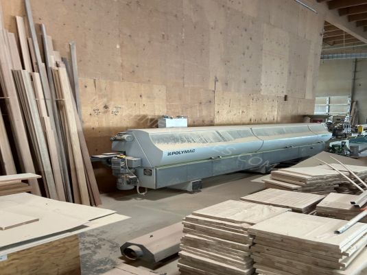 POLYMAC (Biesse) Edge Bander, Model ERGH07 Single Sided Edge Bander